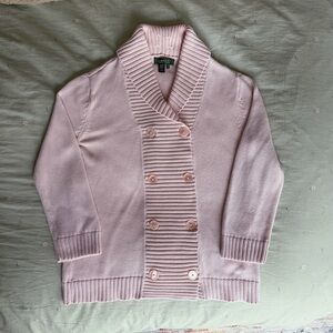 Ralph Lauren Powder Pink Ribbed Sweater